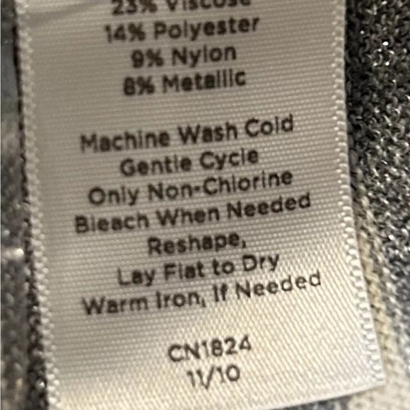 TALBOTS STRIPED BUTTON DOWN KNIT TOP SHORT SLEEVES BRIGHT SIZE 3X - Picture 6 of 6